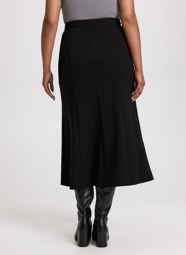 Laura Panel Insert Midi Skirt