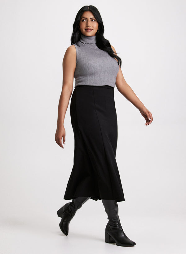 Laura Panel Insert Midi Skirt