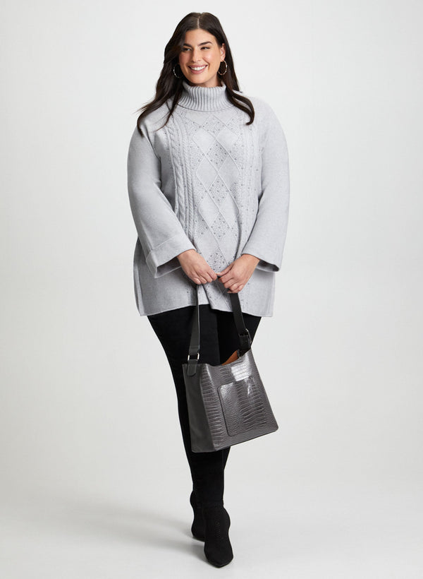 laura Pearl Detail Tunic & Slim Leg Jeans