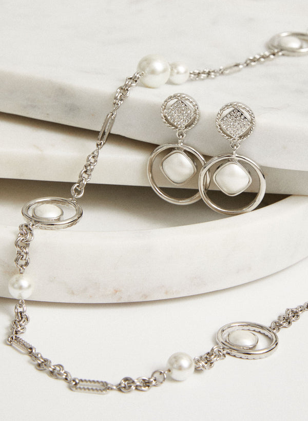 laura Pearl Insert Necklace