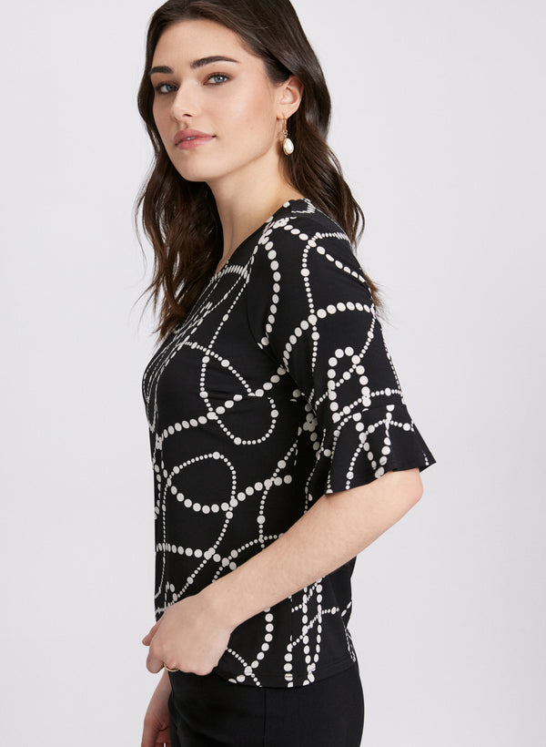 Laura Pearl Print Top