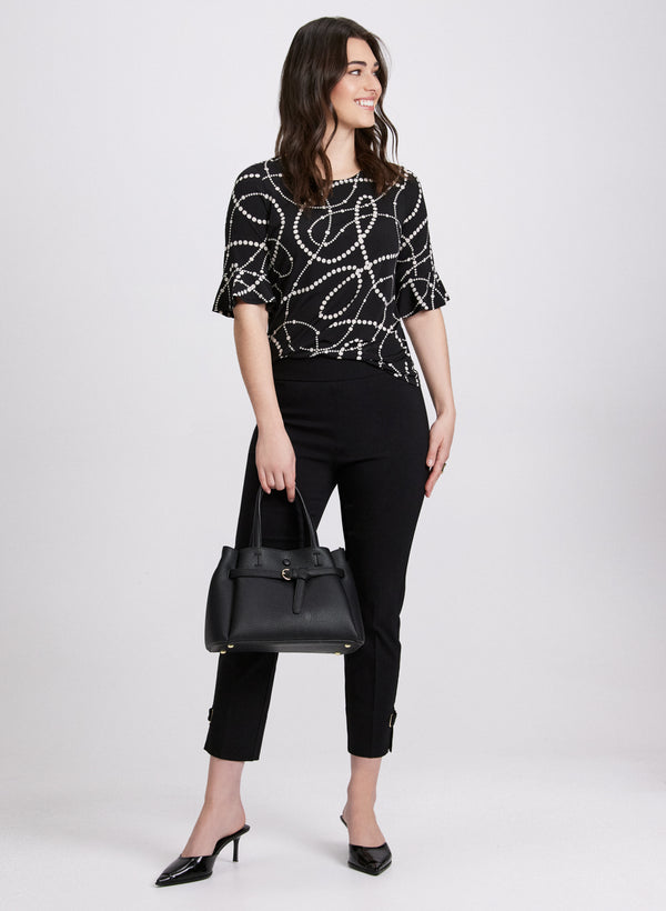 Laura Pearl Print Top