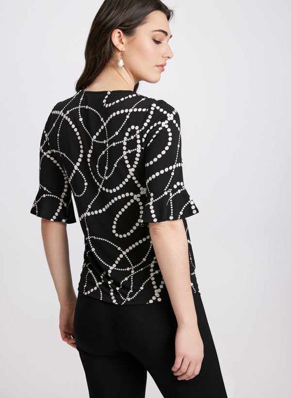 Laura Pearl Print Top