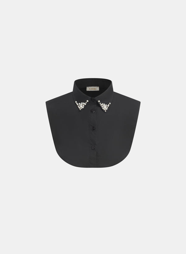 Laura Pearl Tipped Dickie Collar