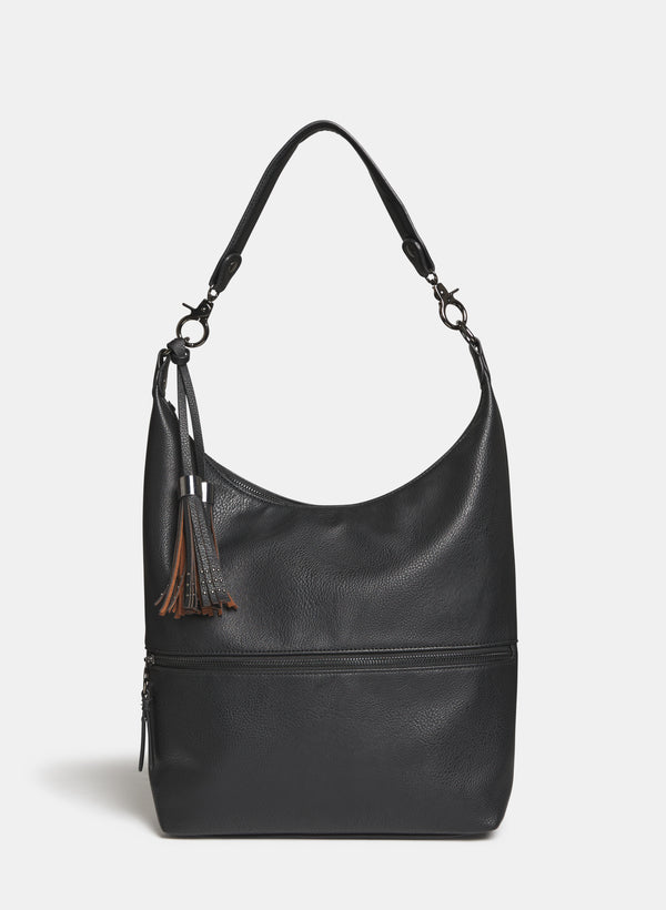 laura Pebble Grain Bucket Handbag