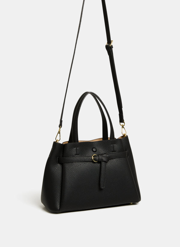 Laura Pebble Grain Handbag