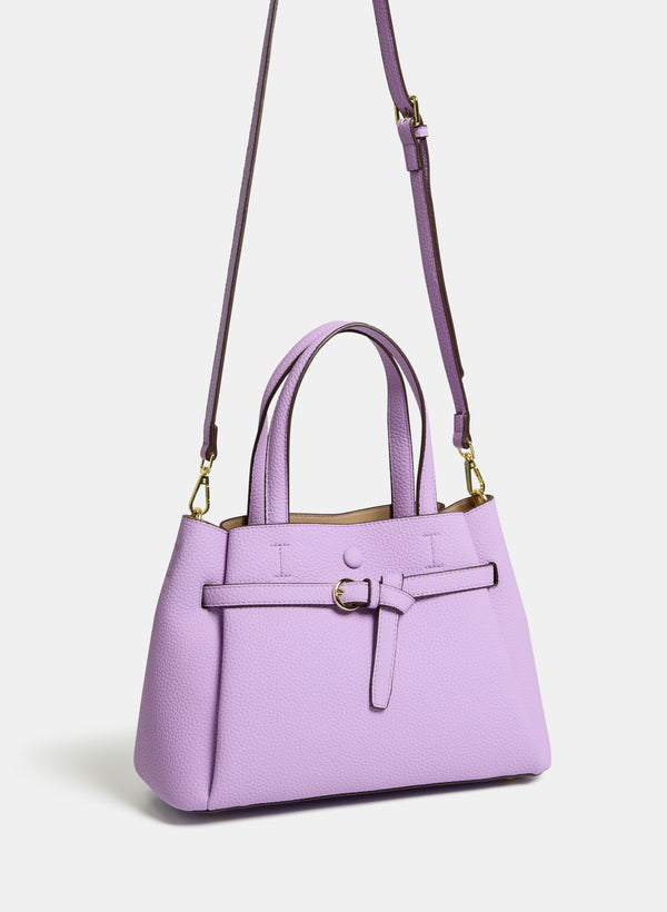 Laura Pebble Grain Handbag