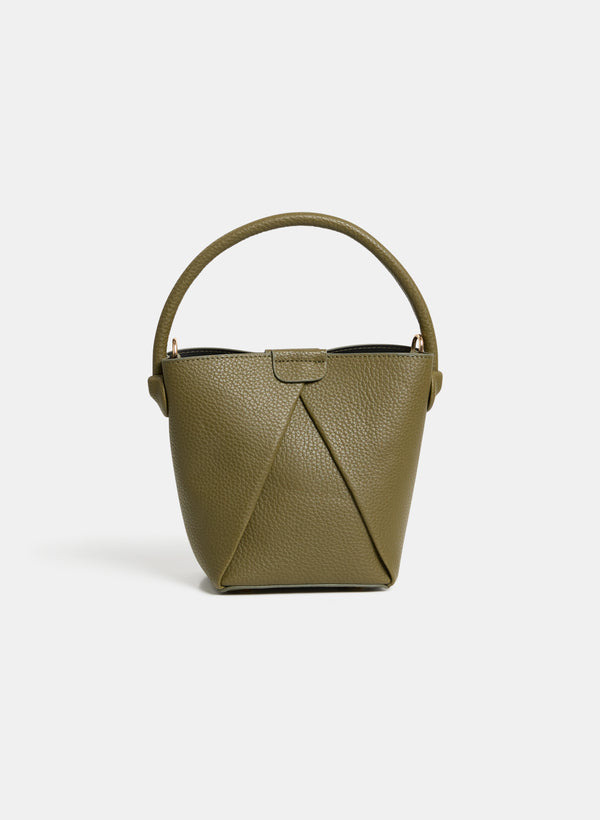 laura Pebbled Bucket Bag