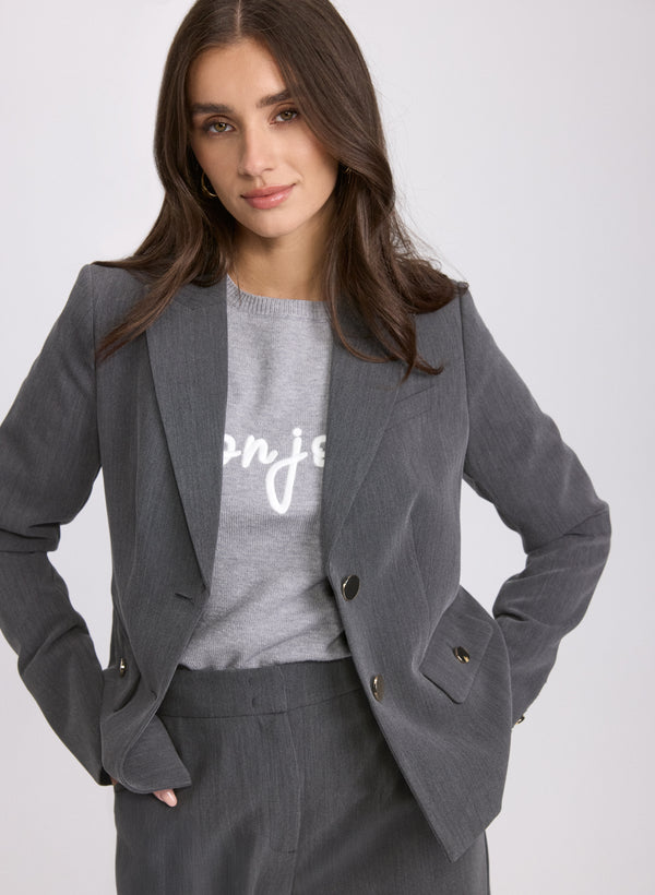 laura Peplum Back Blazer