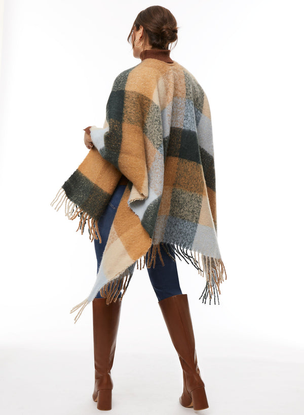 Laura Plaid Motif Pashmina Wrap