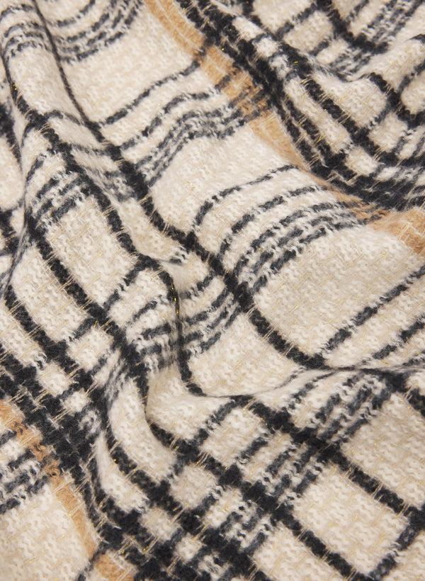 Laura Plaid Print Scarf