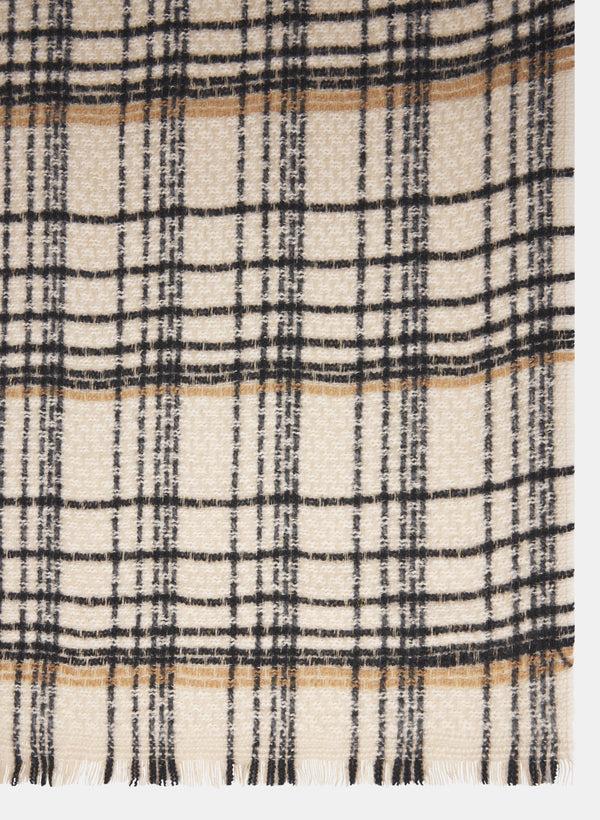 Laura Plaid Print Scarf