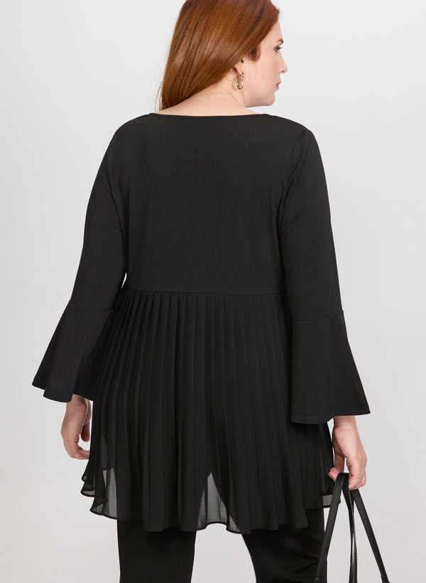Laura Pleated Chiffon Detail Blouse