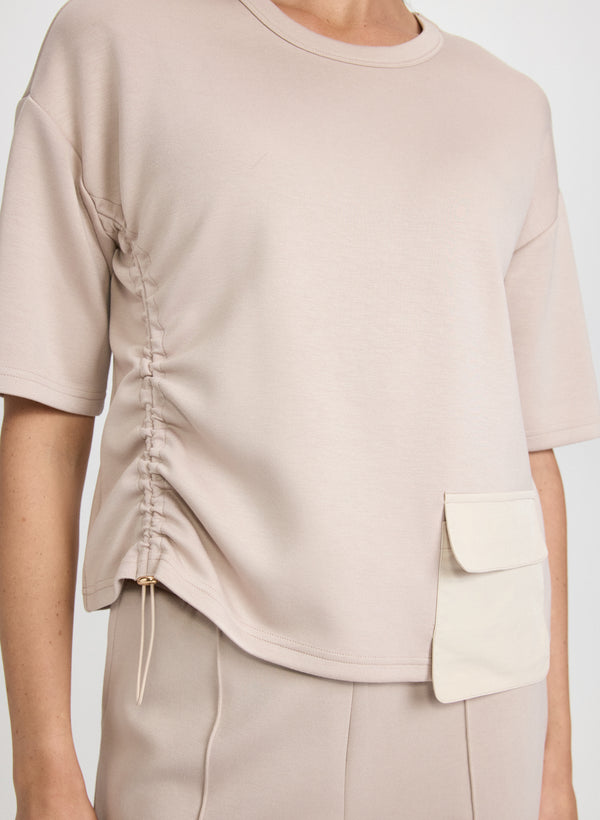 Laura Pocket Detail Top
