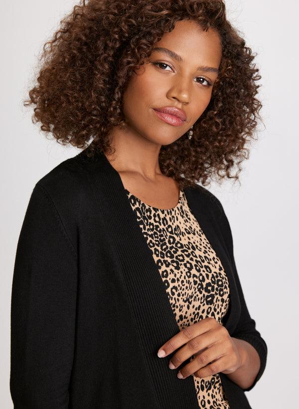 Laura Pointelle Stitch Cardigan