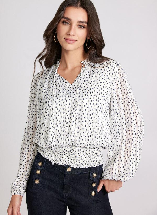 laura Polka Dot Blouse