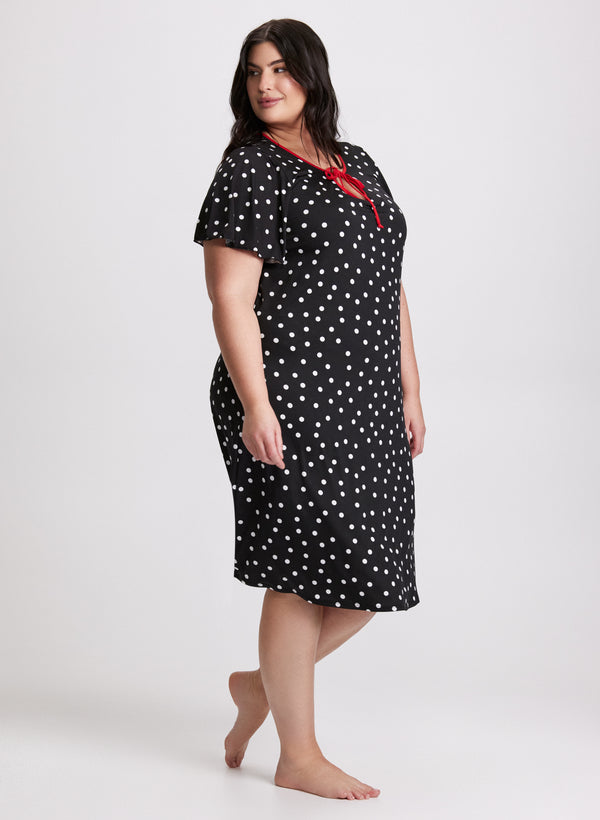 Laura Polka Dot Night Gown