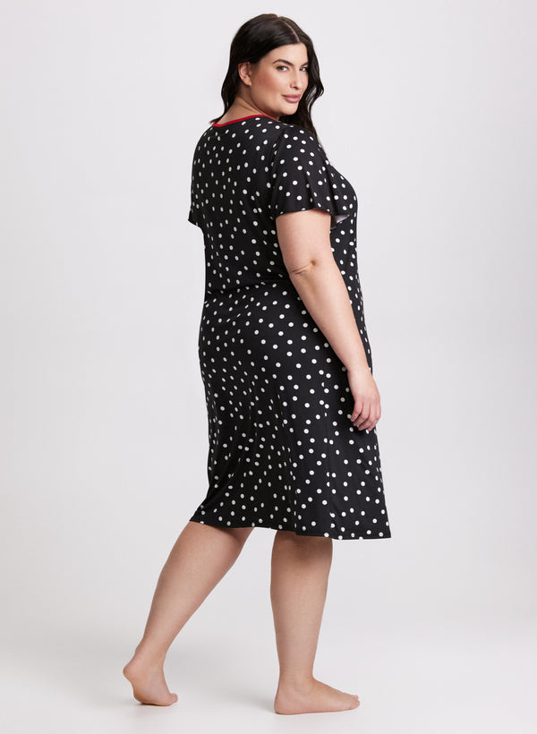 Laura Polka Dot Night Gown
