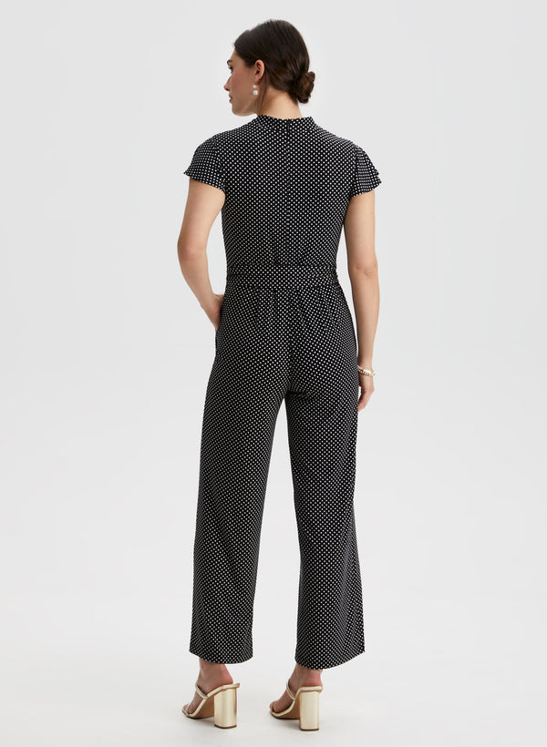 Laura Polka Dot Print Jumpsuit