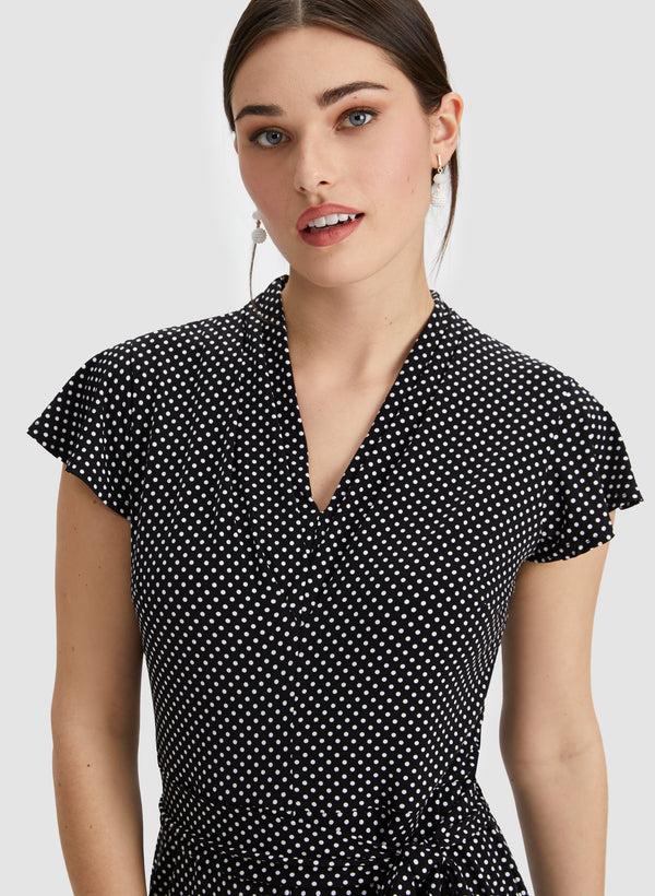 Laura Polka Dot Print Jumpsuit