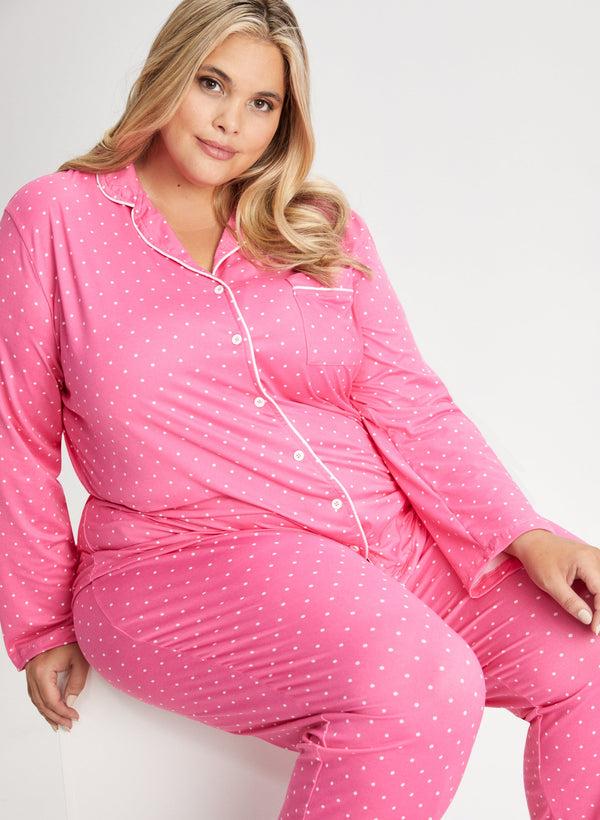 Laura Polka Dot Print Pyjama Set