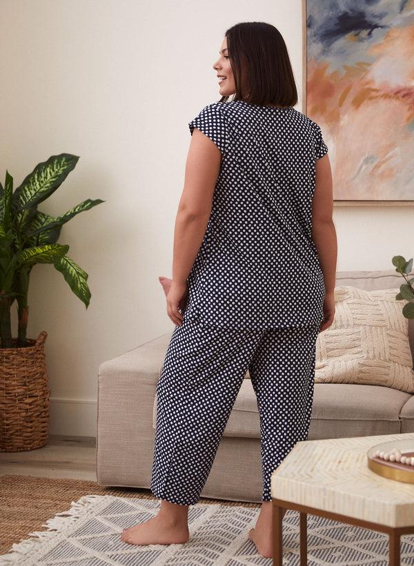 Laura Polka Dot Print Pyjama Set