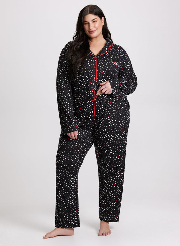 laura Polka Dot Pyjama Set