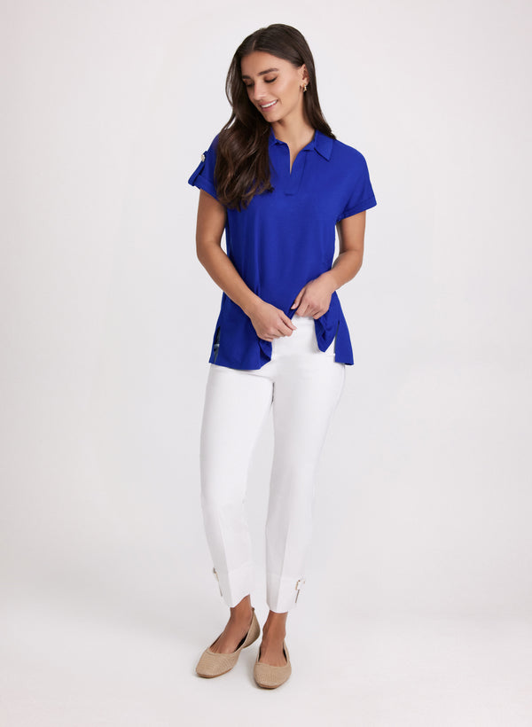 Laura Polo Collar T-Shirt