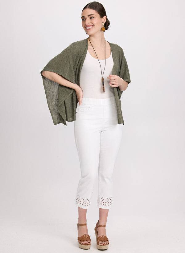 Laura Poncho-Style Layering Top