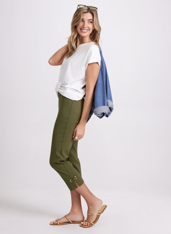 Laura Pull-On Bengaline Capris