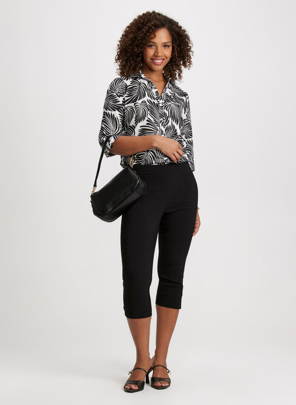 Laura Pull-On Bengaline Capris