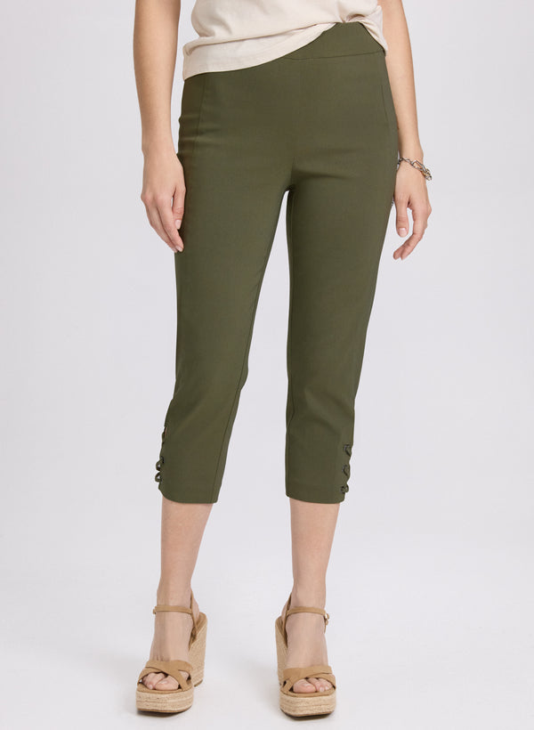 laura Pull-On Bengaline Capris