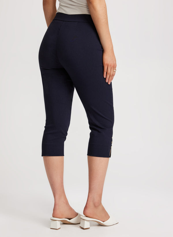 Laura Pull-On Bengaline Capris