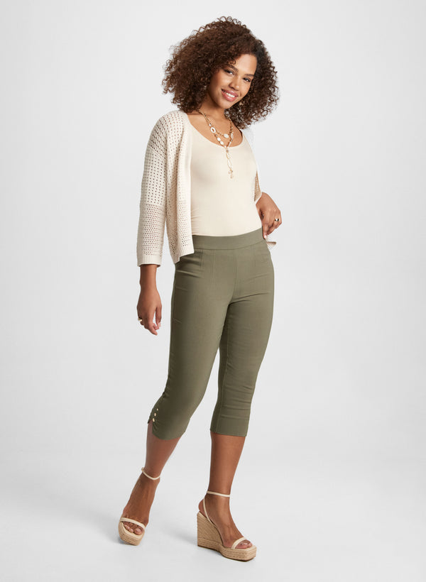 Laura Pull-On Bengaline Capris