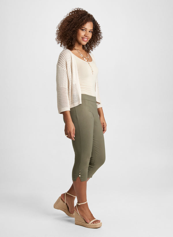 Laura Pull-On Bengaline Capris