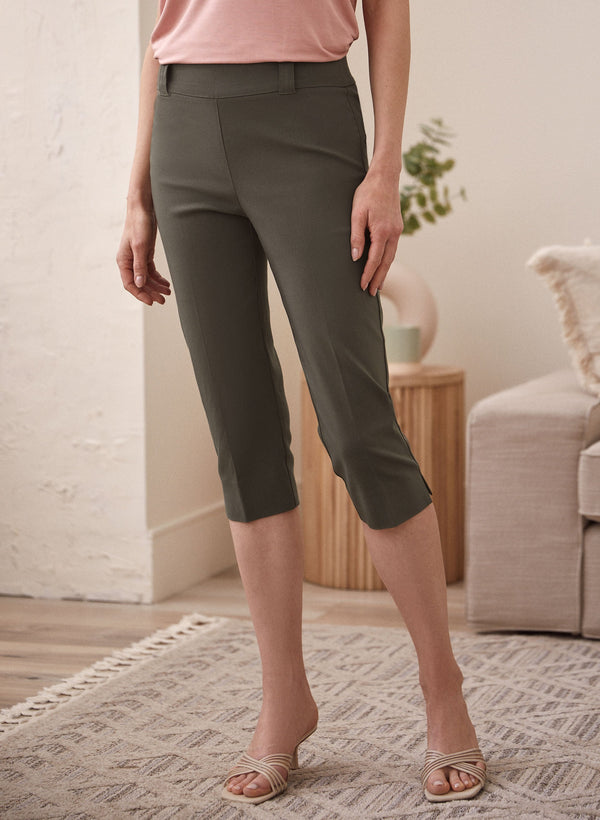 laura Pull-On Bengaline Capris