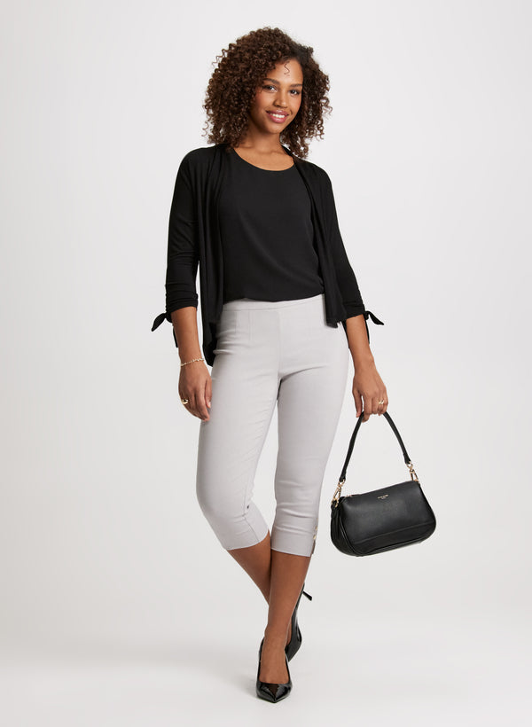 Laura Pull-On Bengaline Capris