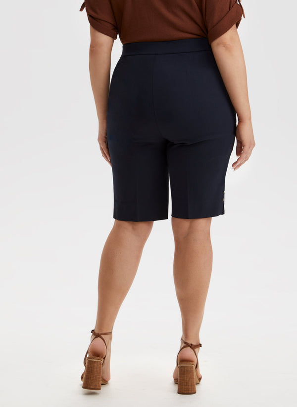 Laura Pull-On Bermuda Shorts