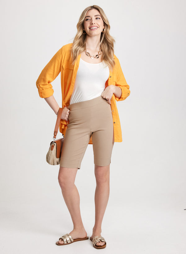 Laura Pull-On Bermuda Shorts