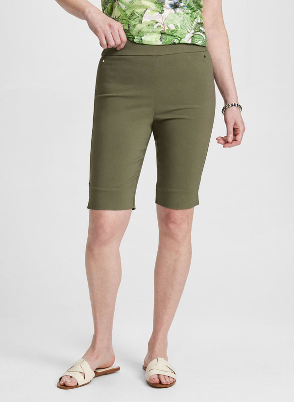 laura Pull-On Bermuda Shorts