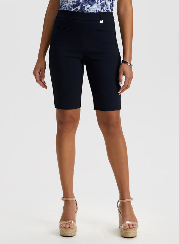 laura Pull-On Bermuda Shorts