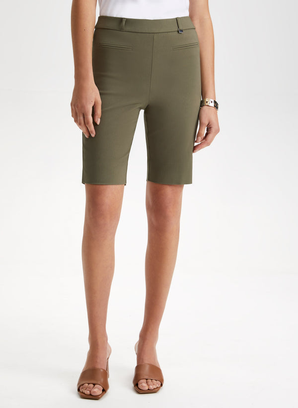 laura Pull-On Bermuda Shorts