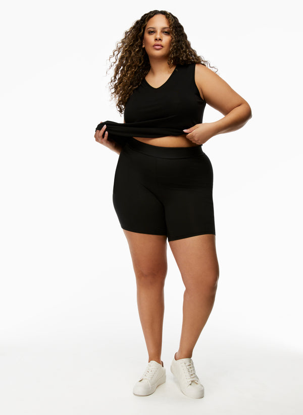 Laura Pull-On Biker Shorts - Plus
