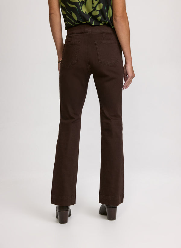 Laura Pull-on Flare-Leg Jeans