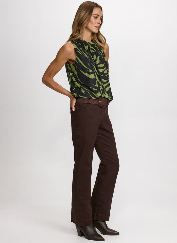 Laura Pull-on Flare-Leg Jeans