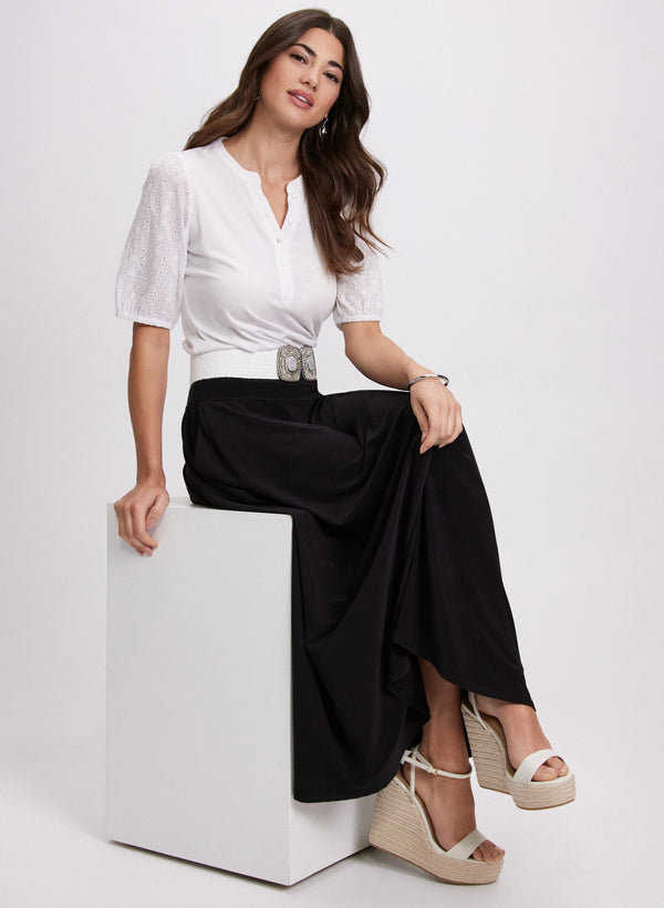 Laura Pull-On Maxi Skirt With Pockets