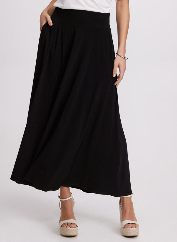 laura Pull-On Maxi Skirt With Pockets