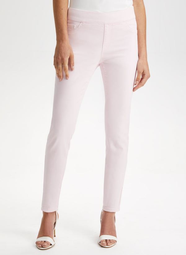 laura Pull-On Slim Leg Ankle Jeans