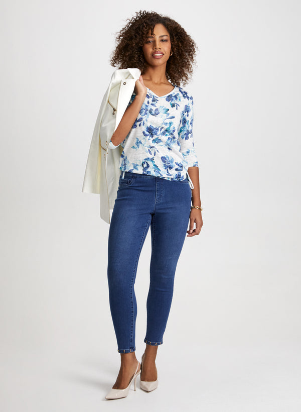 Laura Pull-On Slim Leg Jeans