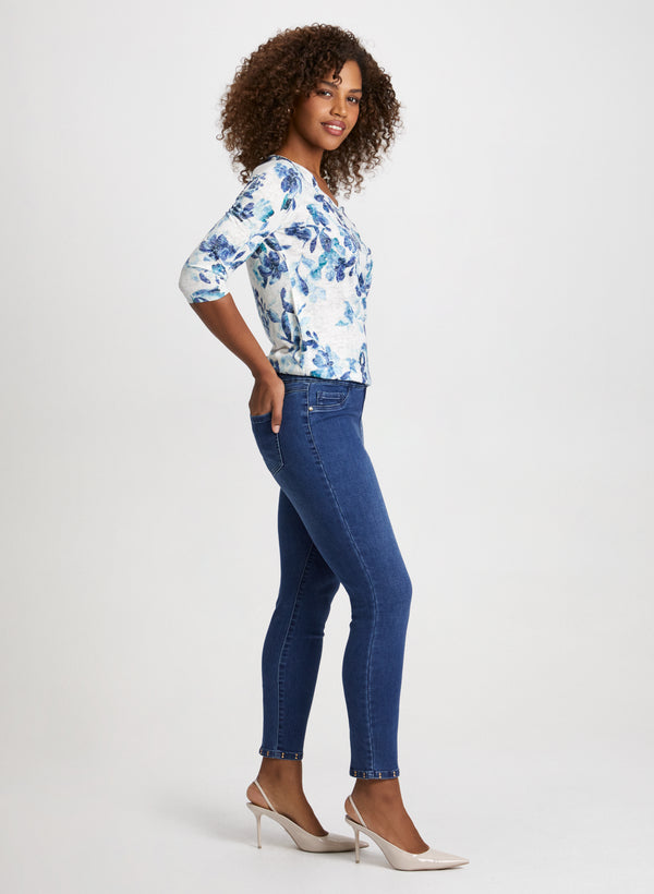 Laura Pull-On Slim Leg Jeans